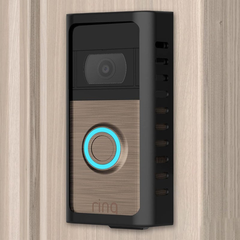 PUUUCI Store No-Drill Doorbell Mount for Ring Battery Video Doorbell 2/3/4/(2020 Release)/(2024 Release)/Plus/Pro, Adhesive Steel Metal Doorbell Mounting Bracket Accessories for Apartment, Home, Business - Image 1